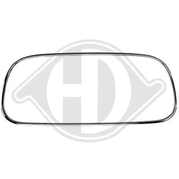 Rahmen, Kühlergitter DIEDERICHS 4080141