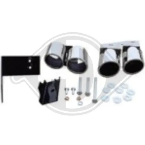 Endrohrblende hinten unten DIEDERICHS 4101920 Bild Endrohrblende hinten unten DIEDERICHS 4101920