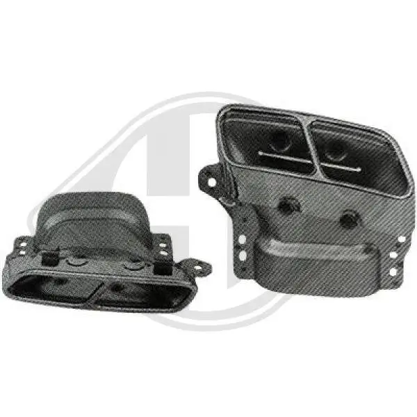 Endrohrblende hinten DIEDERICHS 4168205