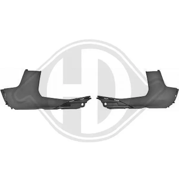 Spoiler vorne rechts vorne links DIEDERICHS 4236448