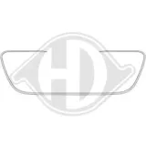 Zier-/Schutzleiste, Kühlergitter DIEDERICHS 4244041