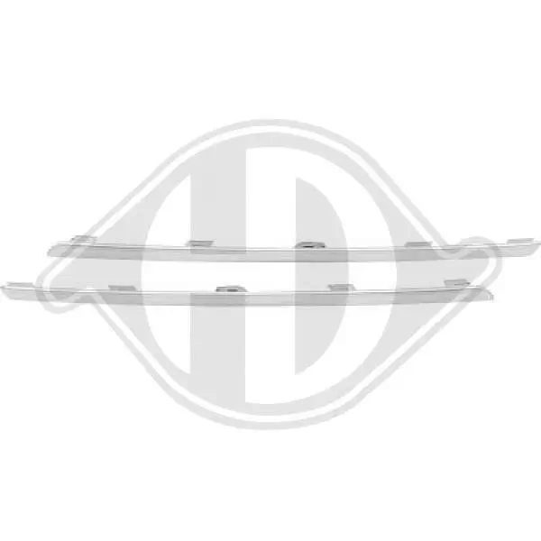 Zier-/Schutzleistensatz, Kühlergitter DIEDERICHS 4446043