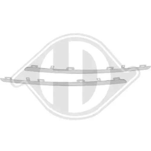 Zier-/Schutzleiste, Kühlergitter beidseitig DIEDERICHS 4467443 Bild Zier-/Schutzleiste, Kühlergitter beidseitig DIEDERICHS 4467443