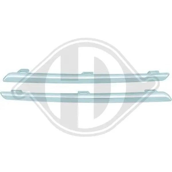 Zier-/Schutzleistensatz, Kühlergitter DIEDERICHS 4483042