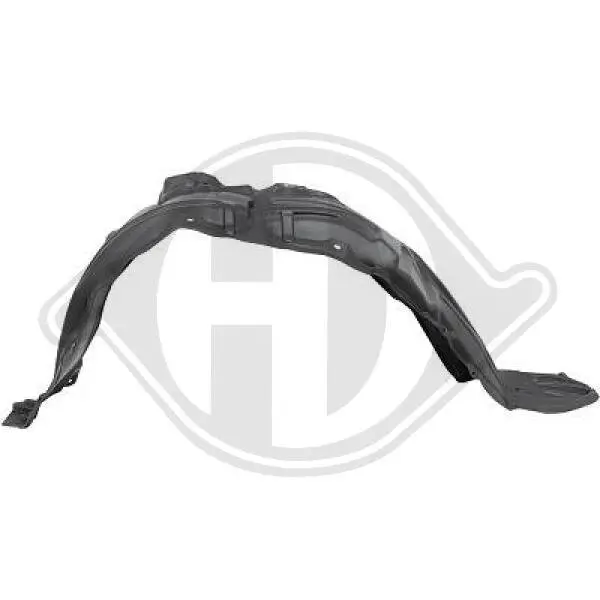 Verkleidung, Radhaus vorne rechts DIEDERICHS 6642008