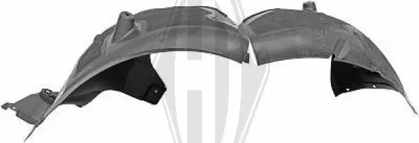 Verkleidung, Radhaus vorne rechts DIEDERICHS 7930008