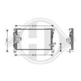 Kondensator, Klimaanlage DIEDERICHS 8588009