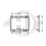 Kühler, Motorkühlung DIEDERICHS 8660553