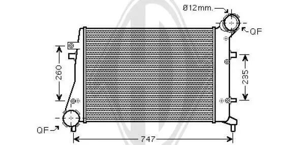 Ladeluftkühler DIEDERICHS DCA1019