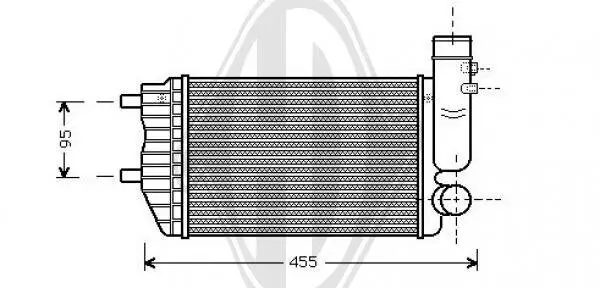 Ladeluftkühler DIEDERICHS DCA1022