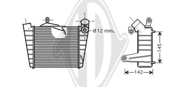 Ladeluftkühler DIEDERICHS DCA1046