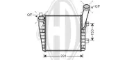 Ladeluftkühler DIEDERICHS DCA1122