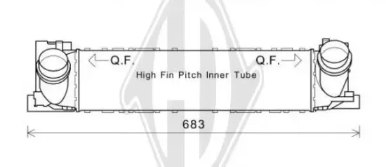 Ladeluftkühler DIEDERICHS DCA1136 Bild Ladeluftkühler DIEDERICHS DCA1136