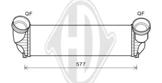 Ladeluftkühler DIEDERICHS DCA1145 Bild Ladeluftkühler DIEDERICHS DCA1145