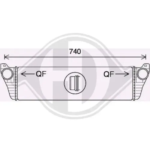 Ladeluftkühler DIEDERICHS DCA1155 Bild Ladeluftkühler DIEDERICHS DCA1155
