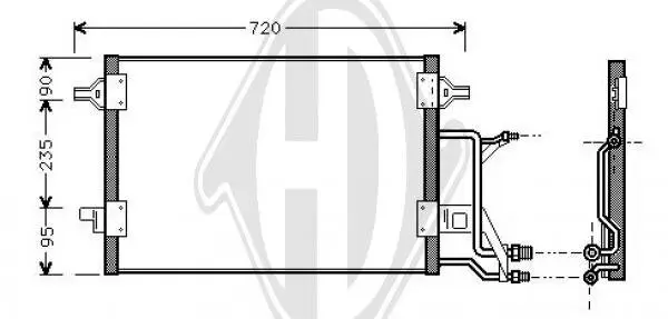 Kondensator, Klimaanlage DIEDERICHS DCC1027