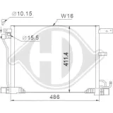 Kondensator, Klimaanlage DIEDERICHS DCC1120