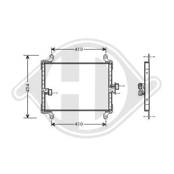 Kondensator, Klimaanlage DIEDERICHS DCC1140