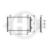 Kondensator, Klimaanlage DIEDERICHS DCC1157