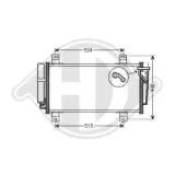 Kondensator, Klimaanlage DIEDERICHS DCC1234