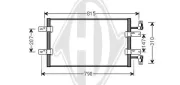 Kondensator, Klimaanlage DIEDERICHS DCC1360