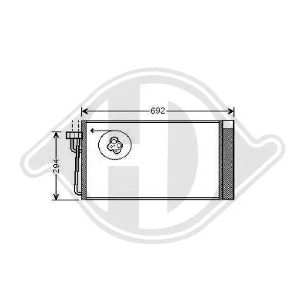 Kondensator, Klimaanlage DIEDERICHS DCC1566