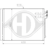 Kondensator, Klimaanlage DIEDERICHS DCC1577