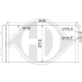 Kondensator, Klimaanlage DIEDERICHS DCC1580