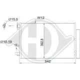 Kondensator, Klimaanlage DIEDERICHS DCC1618