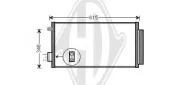 Kondensator, Klimaanlage DIEDERICHS DCC1637