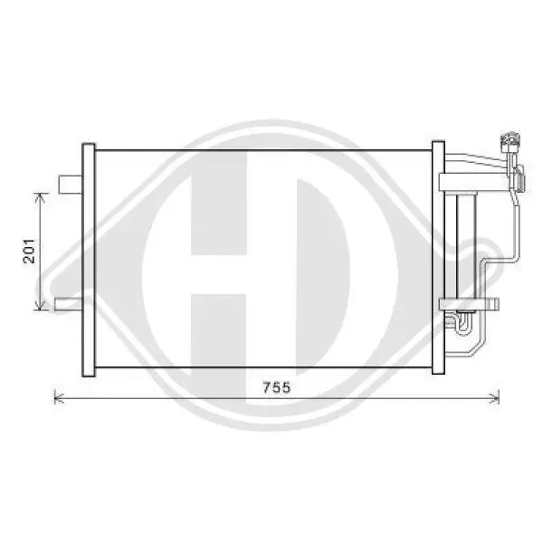 Kondensator, Klimaanlage DIEDERICHS DCC1676