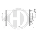 Kondensator, Klimaanlage DIEDERICHS DCC1676