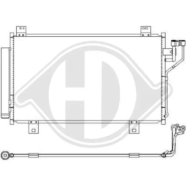 Kondensator, Klimaanlage DIEDERICHS DCC1678