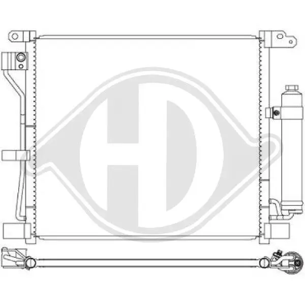 Kondensator, Klimaanlage DIEDERICHS DCC1719