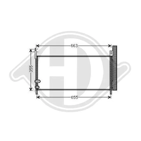 Kondensator, Klimaanlage DIEDERICHS DCC1837
