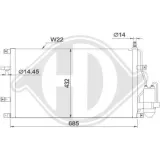 Kondensator, Klimaanlage DIEDERICHS DCC1874