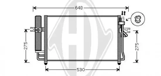Kompressor, Klimaanlage 12 V DIEDERICHS DCK1427 Bild Kompressor, Klimaanlage 12 V DIEDERICHS DCK1427