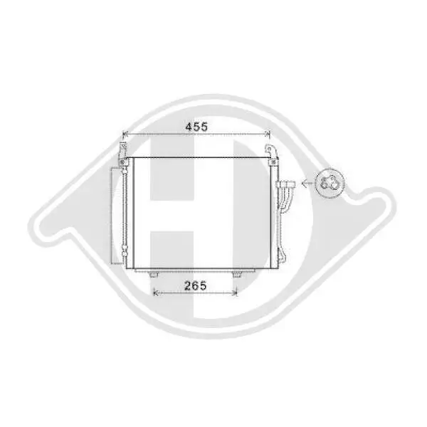 Kondensator, Klimaanlage DIEDERICHS DCC1909