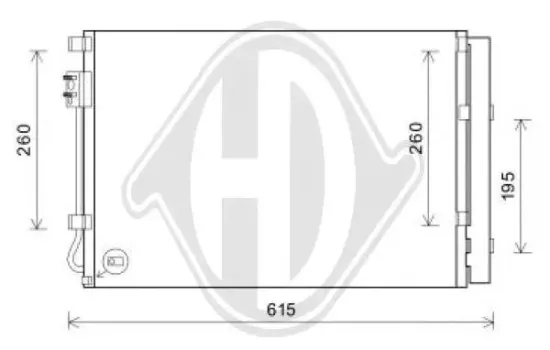 Kondensator, Klimaanlage DIEDERICHS DCC2018 Bild Kondensator, Klimaanlage DIEDERICHS DCC2018