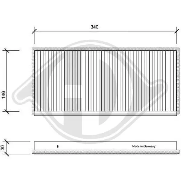 Filter, Innenraumluft DIEDERICHS DCI0006