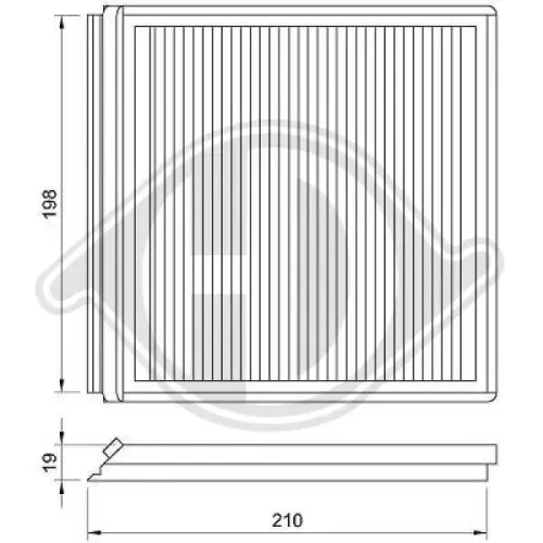 Filter, Innenraumluft DIEDERICHS DCI0018 Bild Filter, Innenraumluft DIEDERICHS DCI0018