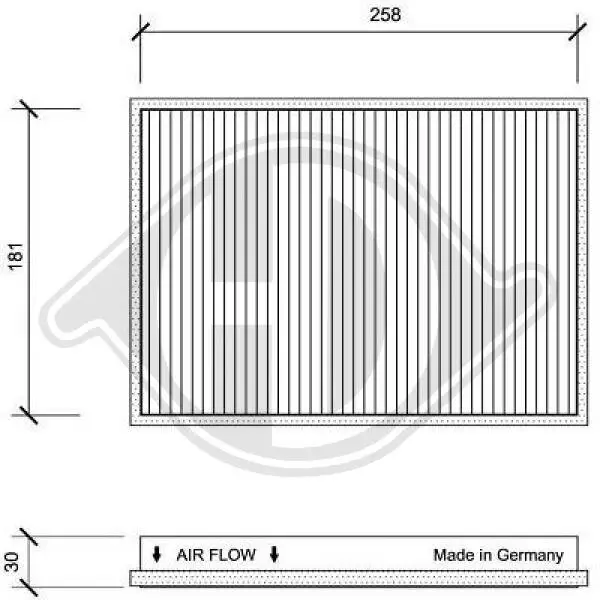 Filter, Innenraumluft DIEDERICHS DCI0021