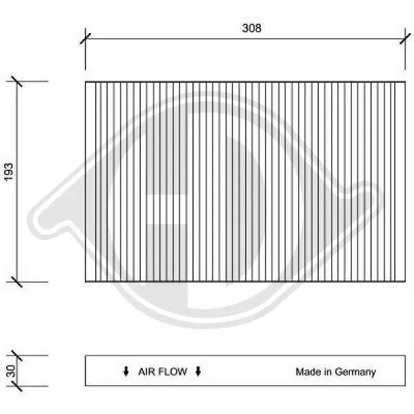 Filter, Innenraumluft DIEDERICHS DCI0029