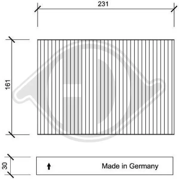 Filter, Innenraumluft DIEDERICHS DCI0043