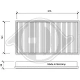 Filter, Innenraumluft DIEDERICHS DCI0049