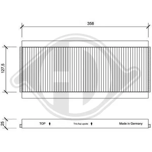 Filter, Innenraumluft DIEDERICHS DCI0059