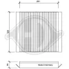 Filter, Innenraumluft DIEDERICHS DCI0076