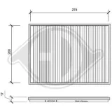 Filter, Innenraumluft DIEDERICHS DCI0097