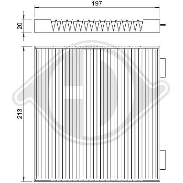 Filter, Innenraumluft DIEDERICHS DCI0098