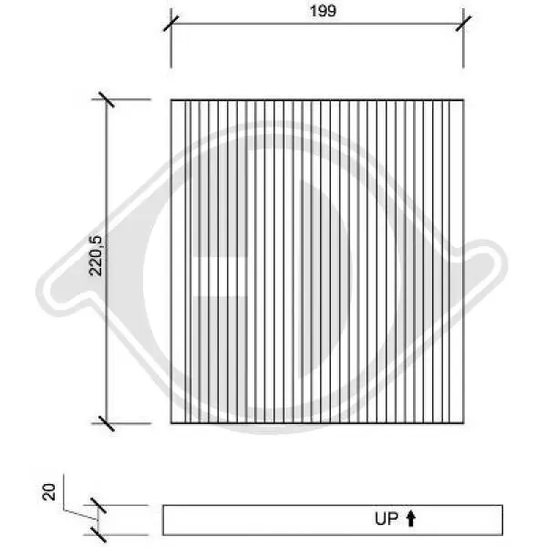 Filter, Innenraumluft DIEDERICHS DCI0102